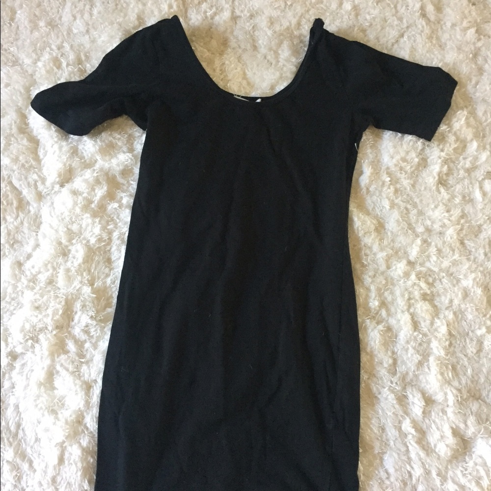 Black Cotton Dress