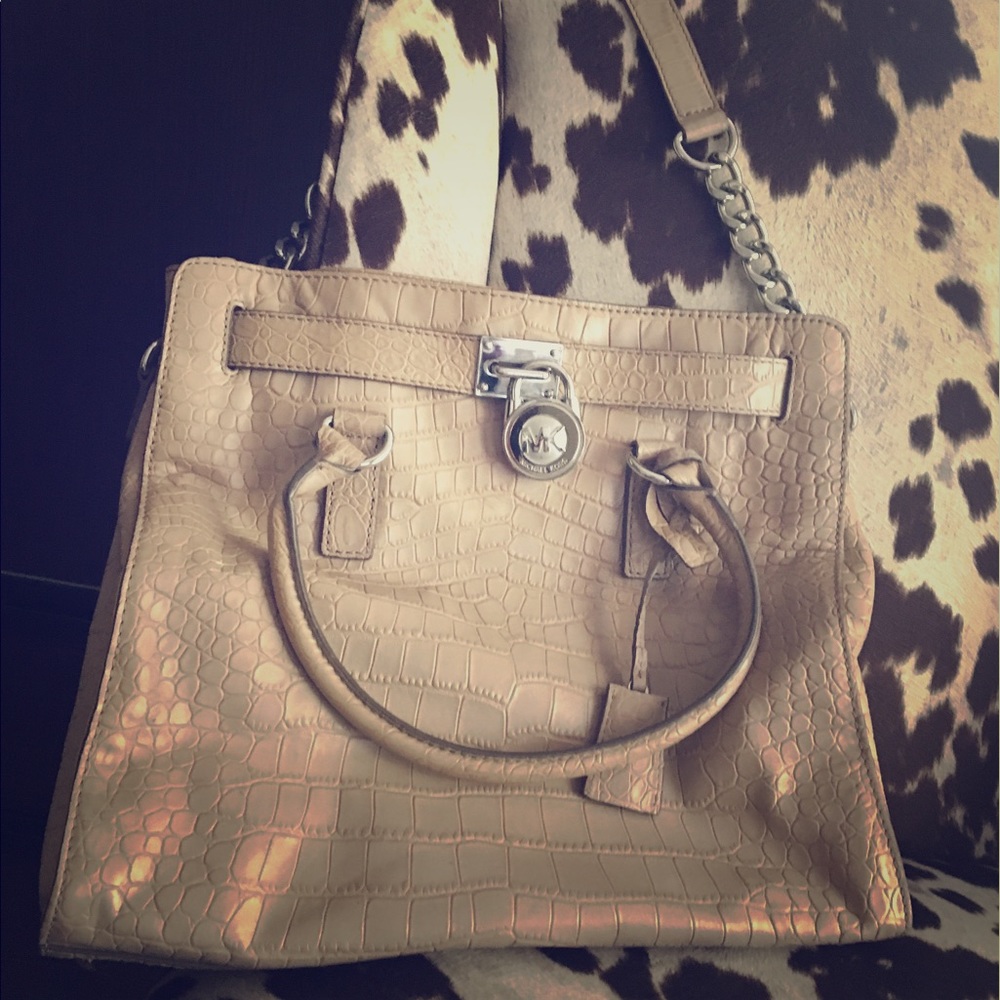 Michael Kors Faux Snake Skin Purse