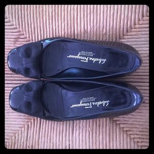 Salvatore Ferragamo Slip-on Flats Black Sz 6