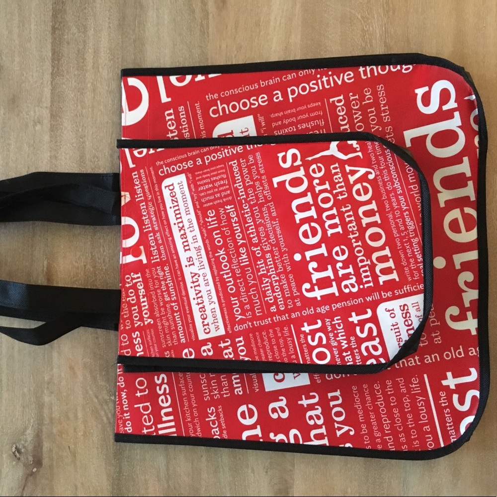Lululemon shopping bag set