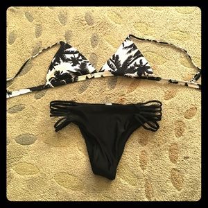 Tropical bikini bathing suit