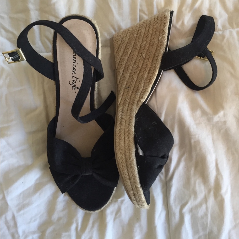 American Eagle US Size 9.5 Wedges, never worn.