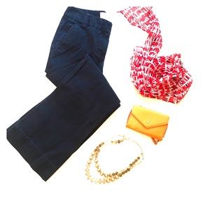 J Crew sz 0 navy classic twill chino!