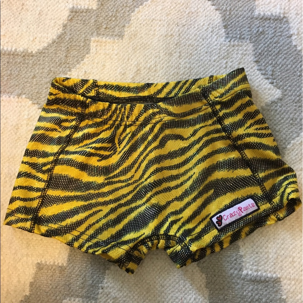 Crazy Pants sparkly cheer/dance fitted shorts