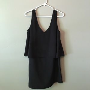 Forever 21 black layered dress