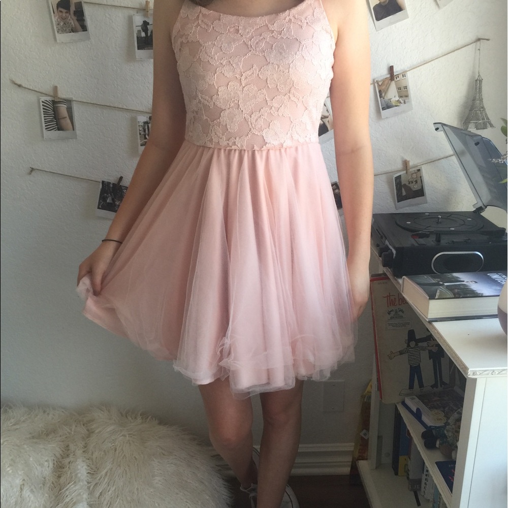 blush pink Windsor dress
