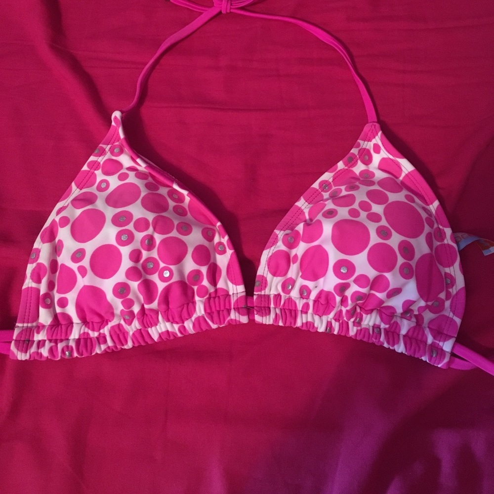 Pink circle triangle top!