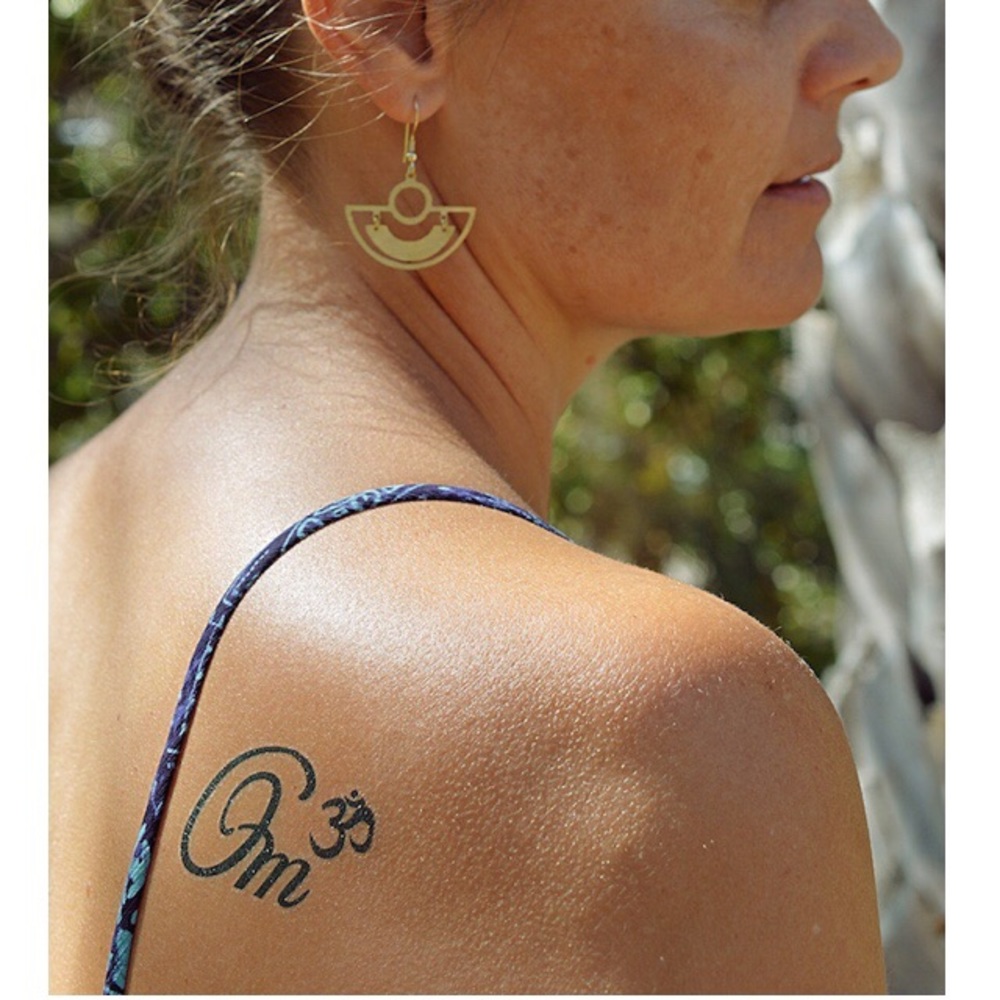 NEW 2 Pack Temporary Tattoo in "Om"