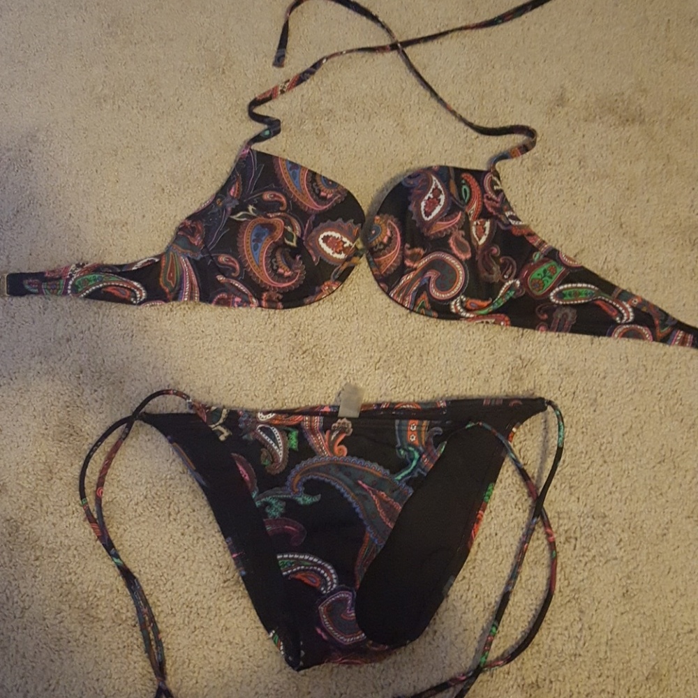 Victoria's secret multi colored bikini