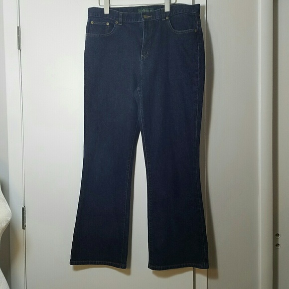 Lauren Ralph Lauren Straight Leg Dark Jeans 14/29 - Picture 4 of 6