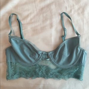 Free People Under Wire Turquoise Bra