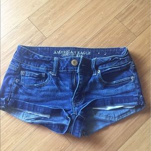 American eagle denim Jean shorts size 0