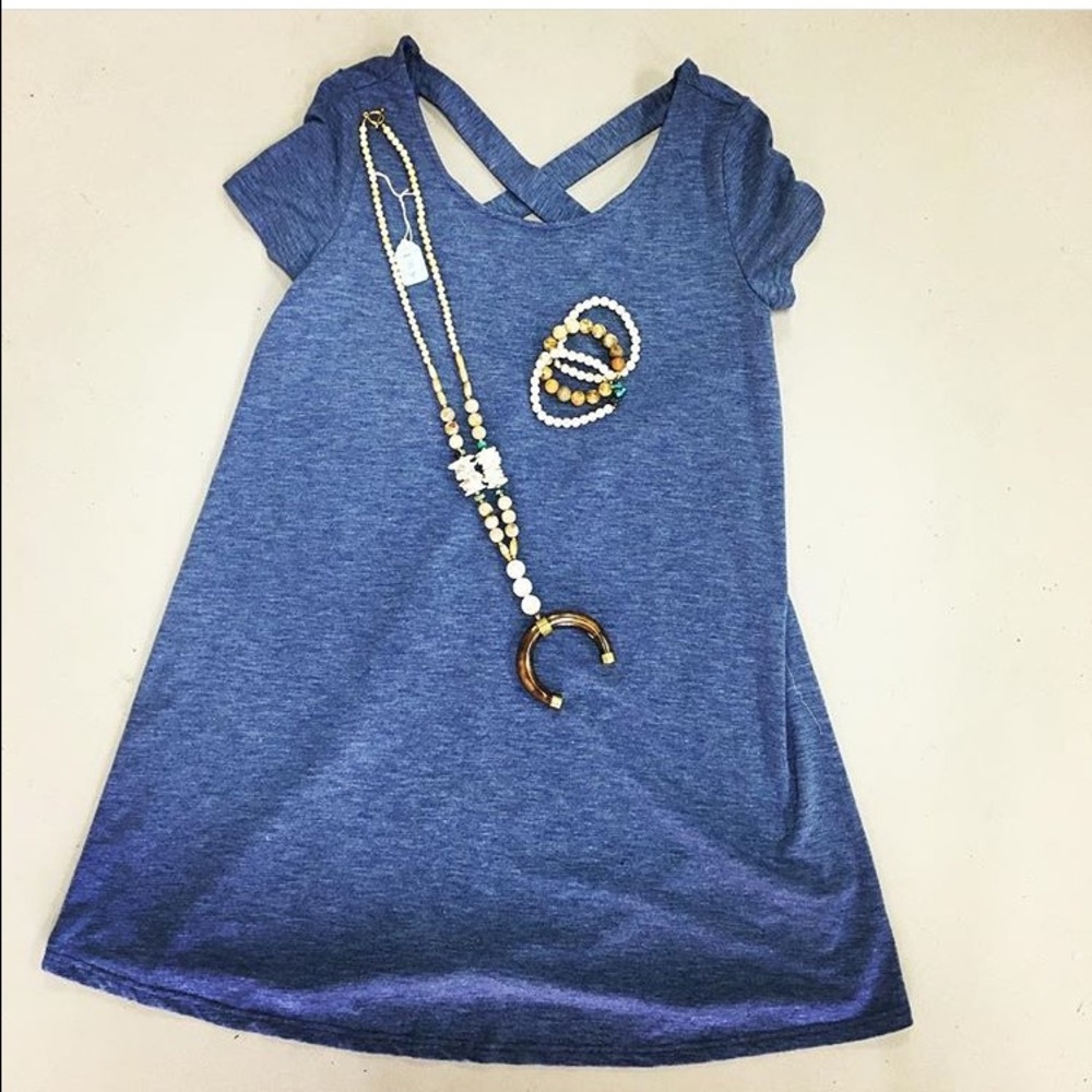 Small Navy She + Sky dress - Picture 3 of 3