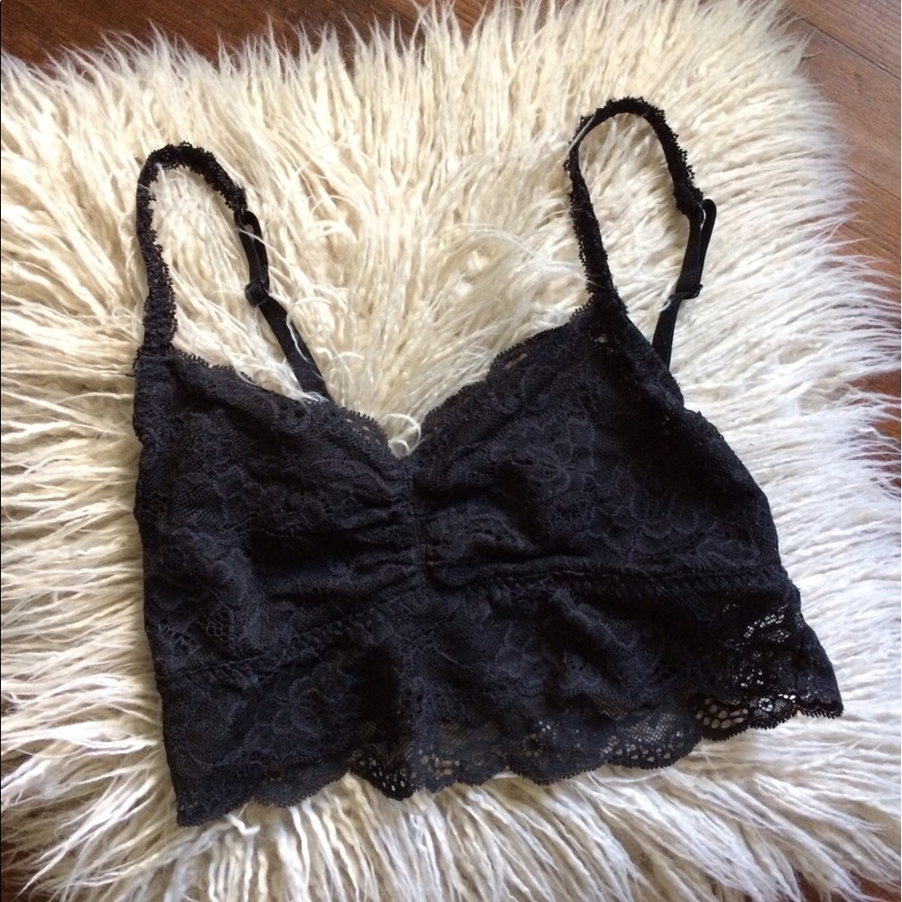 Black bralette from Victoria's Secret Pink
