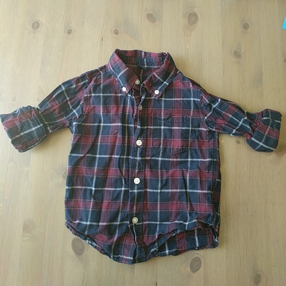Toddlers Woven Button-Up