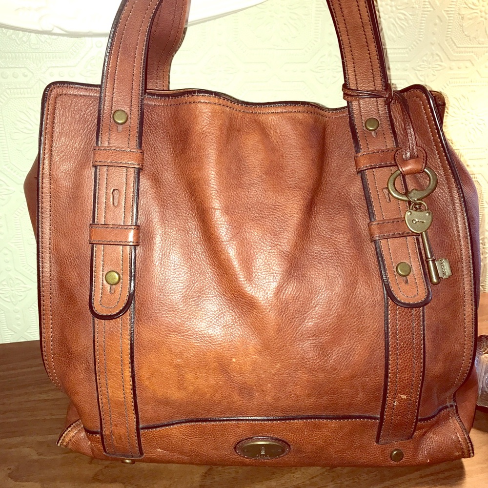 Large Fossil Tote/Laptop/Weekend Bag