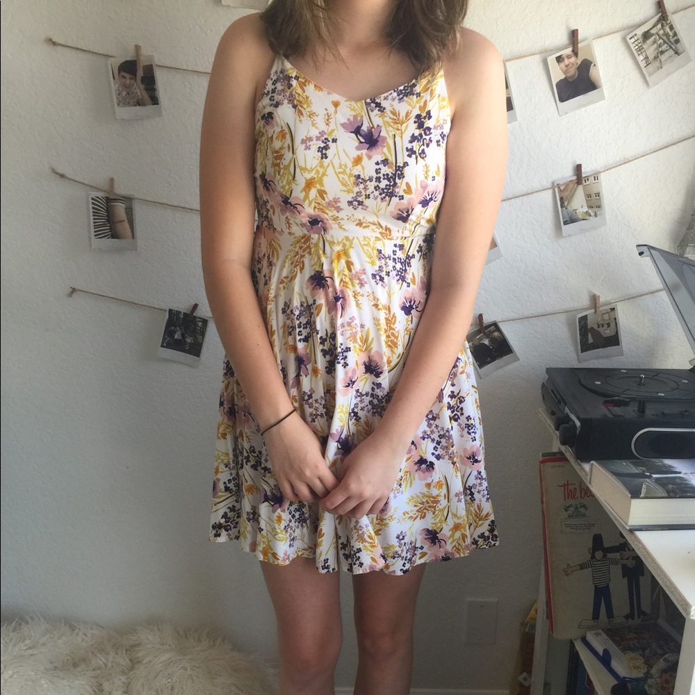 Old Navy floral fit & flare dress