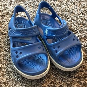Blue Croc Band Toddler sandals