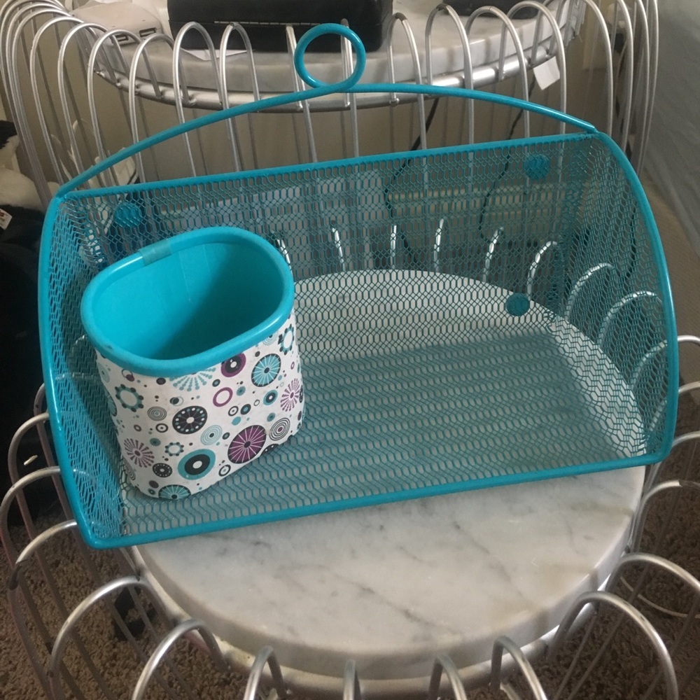 Blue Locker organizer set