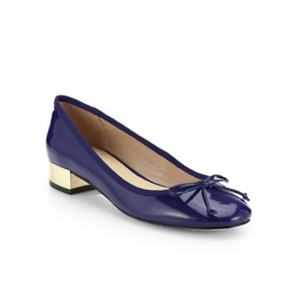LAST CHANCE! Saks 5th Ave 10022-SHOE Blue flat