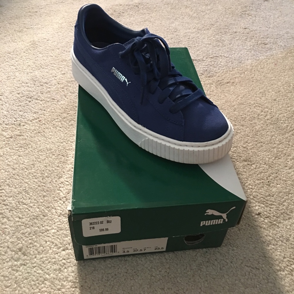 Suede Platform