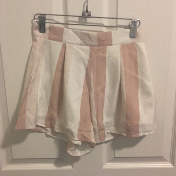 Pink + White Stripped Two Piece Romper Set - Picture 3 of 4