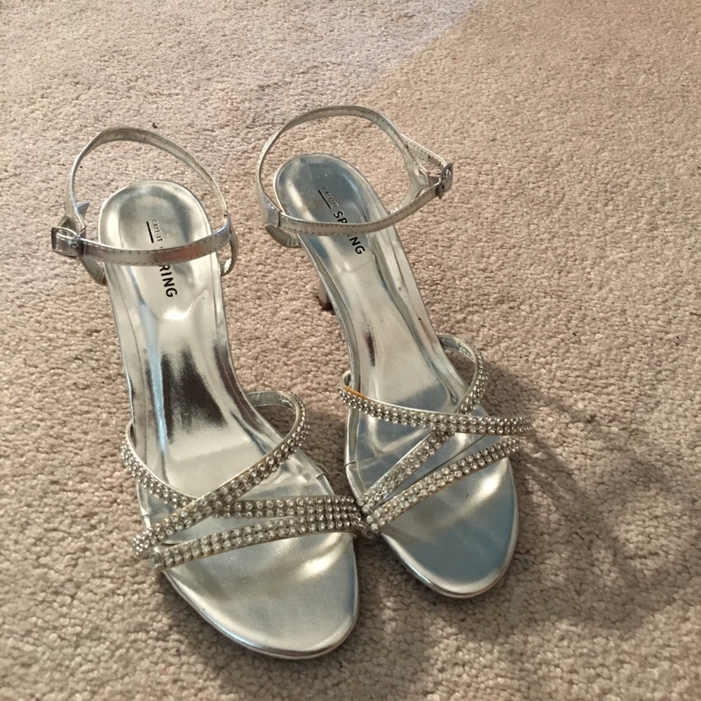 Rhinestone heels