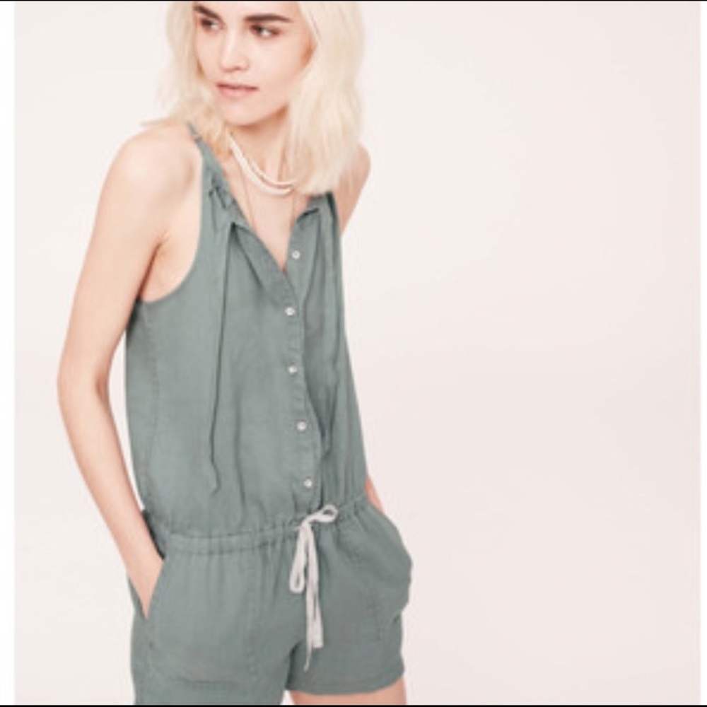 Lou & Grey Linen Romper