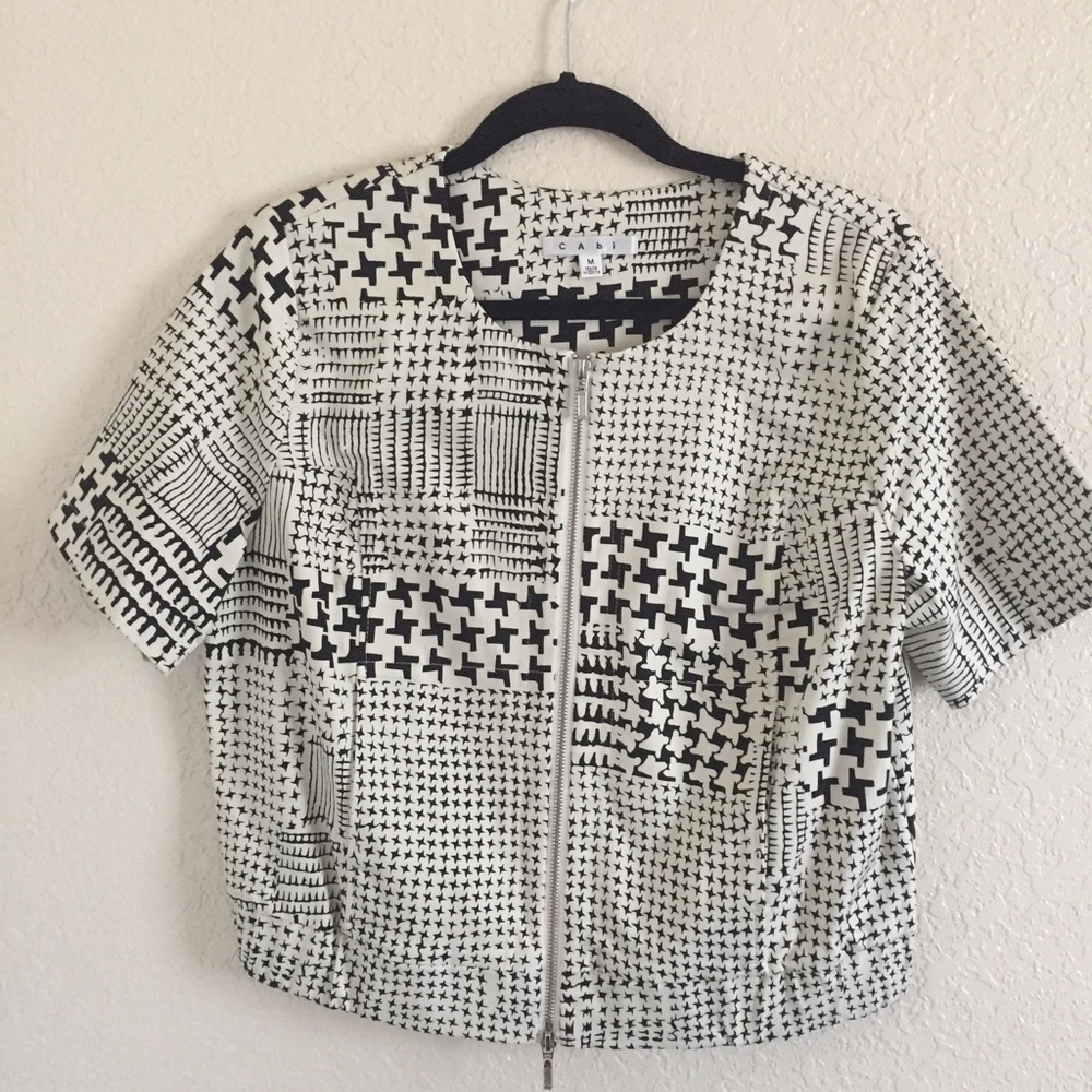 NWOT CAbi Coupe Bomber Jacket