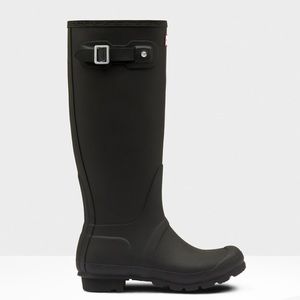 Women's Original Hunter Tall Black Rain Boots