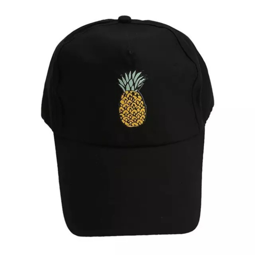 Black pineapple black dad hat - Picture 2 of 3