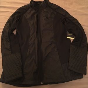 🔥🔥Black full-zip compression jacket