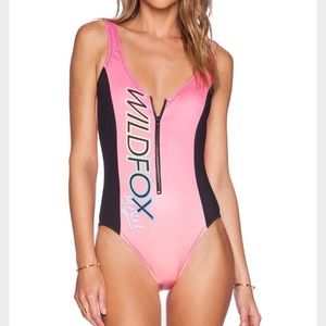 Wildfox Maui neoprene wetsuit one piece swim suit