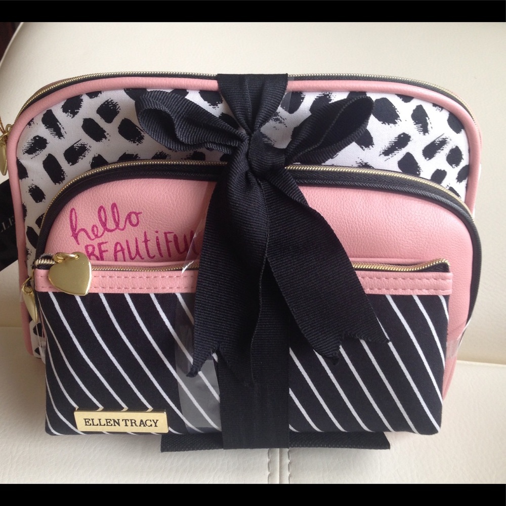 3-PIECE COSMETIC BAG SET