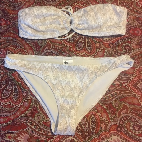 H&M bandeau swimsuit - Picture 1 of 5