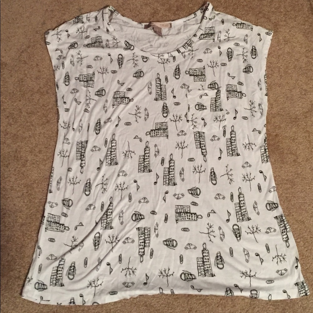 Forever 21 New York City Print Oversized T-Shirt
