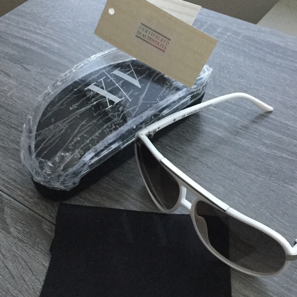 NWT Armani Exchange plastic sunglasses