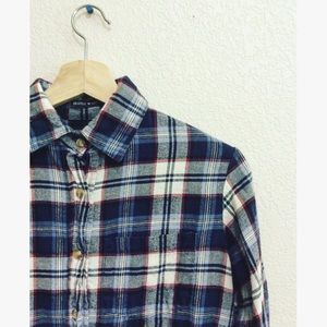 Closing 7/15: Brandy Melville blue flannel