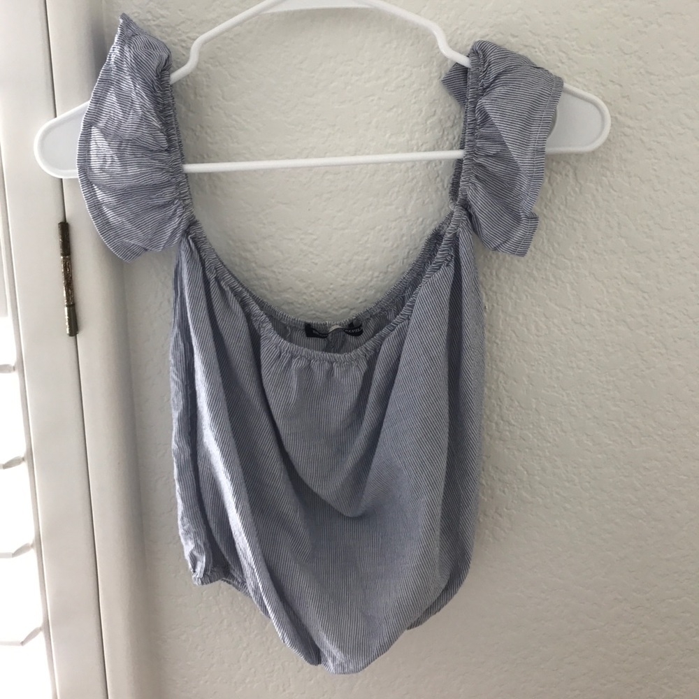 Brandy Melville Striped Crop Top