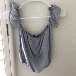 Brandy Melville Striped Crop Top