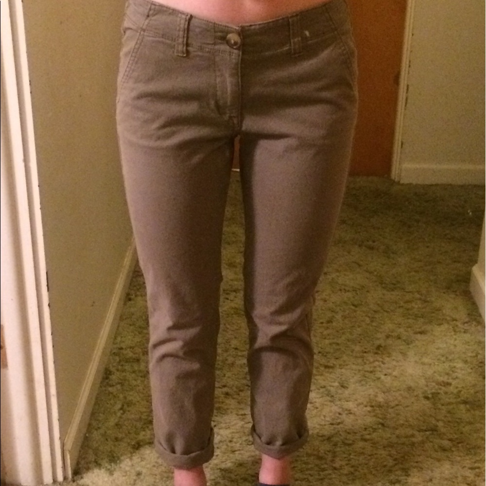 American Eagle tan pants, size 4