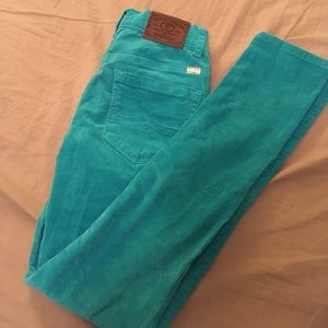 🔥sale! Girls Lucky Teal Corduroy Jeggings