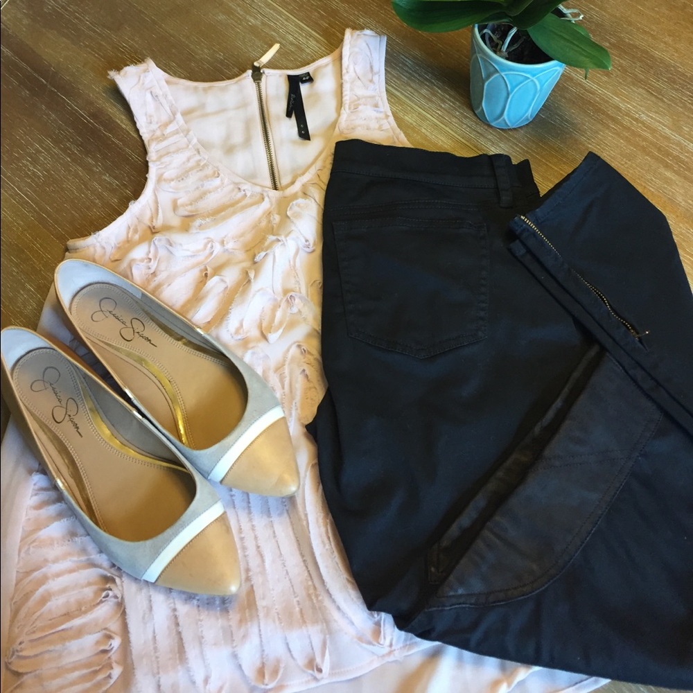 JCrew skinny ankle zip pants