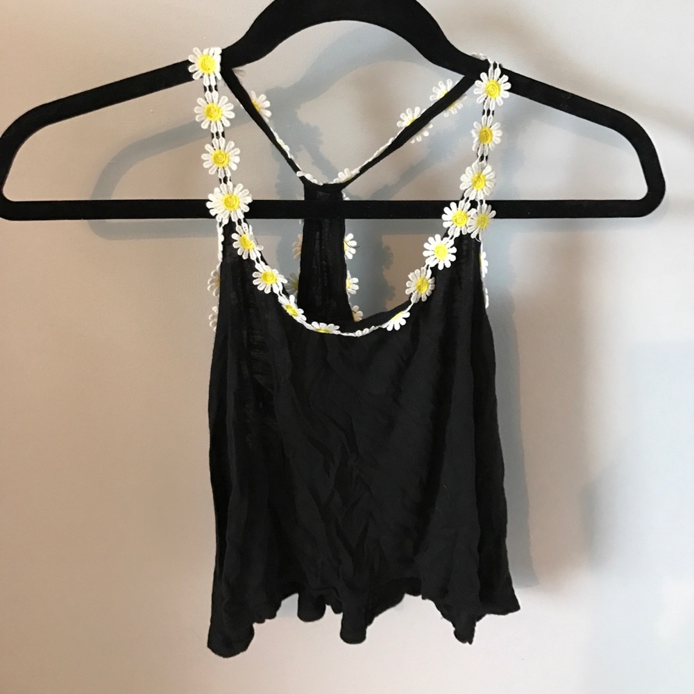 Black crop top