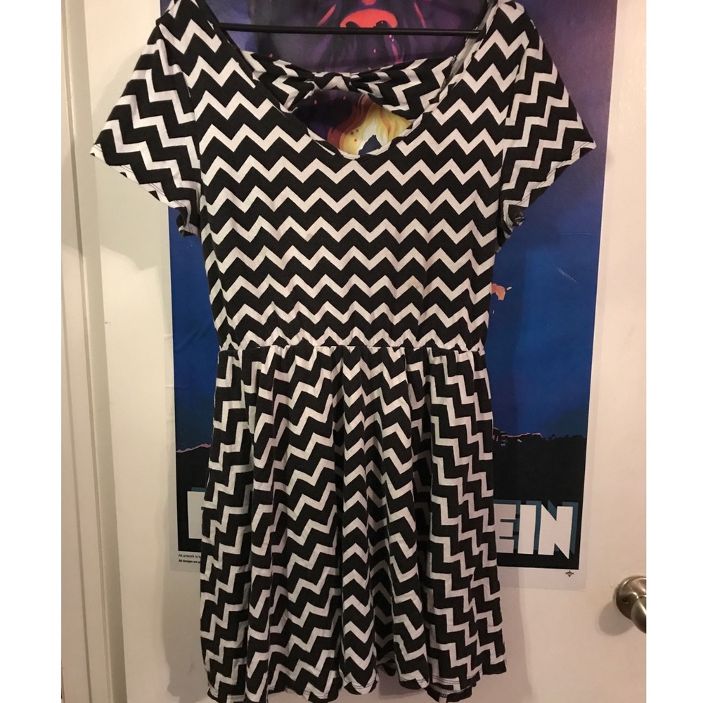 Wet Seal Plus Size Chevron dress