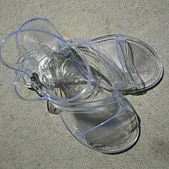 Forever 21 Shoes Girls Clear Jelly Sandals Poshmark