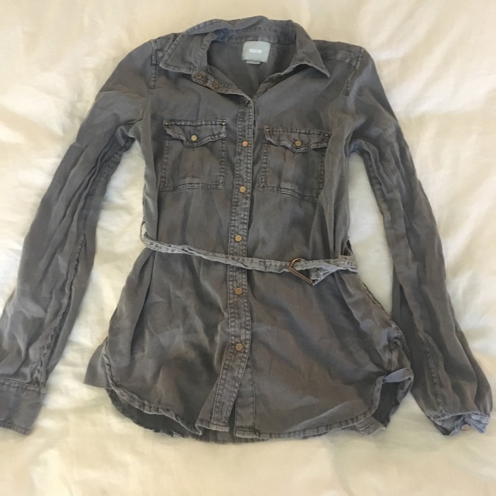 Anthro Snap-Down w/ Sash