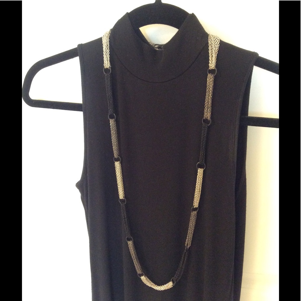 Mixed Metal Express Chain Necklace EUC