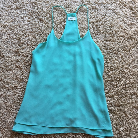 Layered Racerback Tank - Mint - Picture 3 of 6