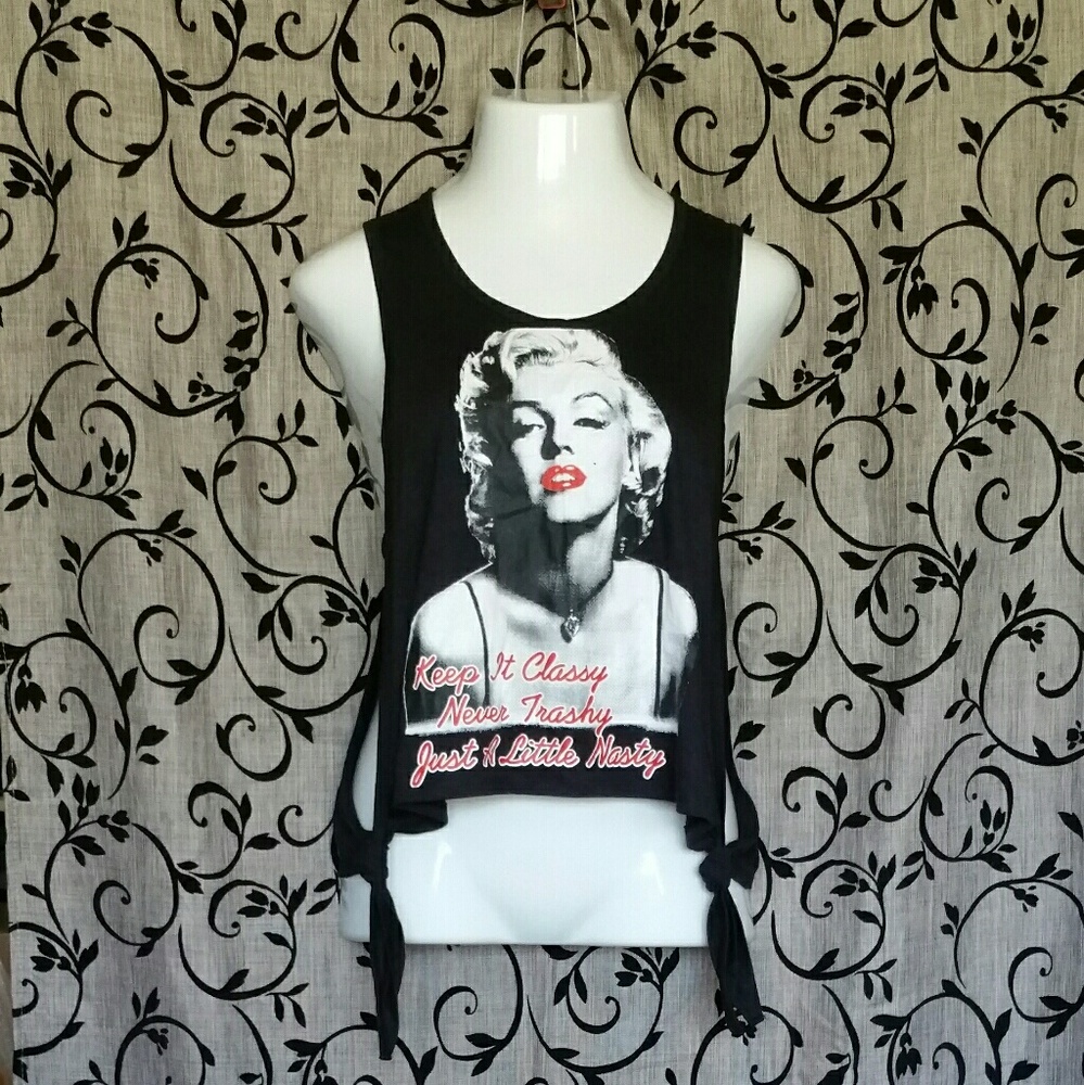Marlyn Monroe Open Side T-shirt